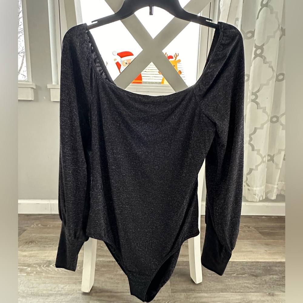 Heatherly Chantel Square Neck Knit Bodysuit